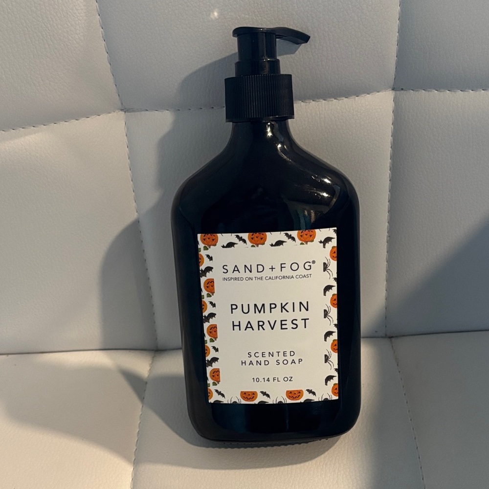 SAND + FOG Pumpkin Harvest Scented Hand Soap - Black Bottle